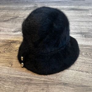 Kangol Black Women's Fur Hat
